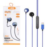 هندزفری باسیم با پورت Liami Type-C مدل EP.LM-740C - آبی (گارانتی شش ماهه شرکتی)