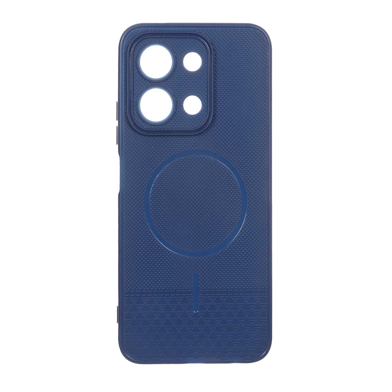 1591234 قاب شطرنجی طرح مگ سیف محافظ لنزدار نسخه گلوبال Xiaomi Redmi 15C / Poco C85 - سرمه ای - تصویر 1