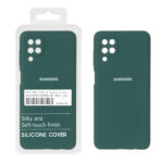 قاب سیلیکونی پاک کنی اورجینال درجه یک Samsung Galaxy A12 / M12 / F12 - سبز کد 1 (پک دار)