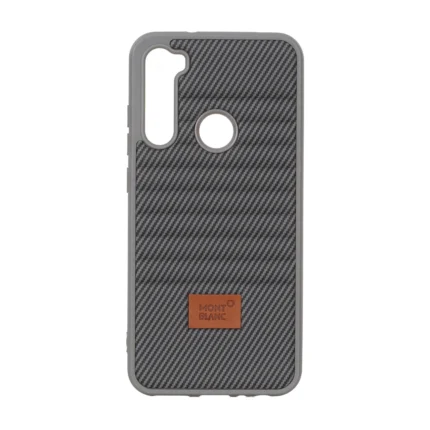 قاب Mont Blanc پافری طرح هاشور Xiaomi Redmi Note 8 - خاکستری