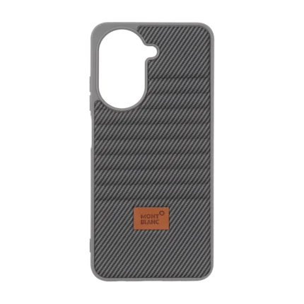 قاب Mont Blanc پافری طرح هاشور Xiaomi Redmi A5 / Poco C71 - خاکستری