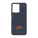 قاب Mont Blanc پافری طرح هاشور Xiaomi Redmi Note 12 4G - سرمه ای