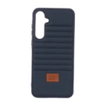 قاب Mont Blanc پافری طرح هاشور Samsung Galaxy A35 / A55 - سرمه ای