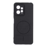 قاب شطرنجی طرح مگ سیف محافظ لنزدار Xiaomi Redmi Note 12 4G - مشکی