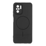 قاب شطرنجی طرح مگ سیف محافظ لنزدار Xiaomi Redmi Note 10 4G / Redmi Note 10S / Poco M5S - مشکی