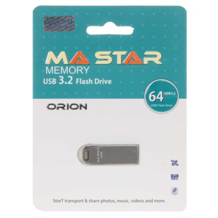 MA Star Orion USB 3.2 Flash Memory - 64GB - خاکستری (گارانتی فراگامان)