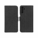 کیف چرمی موبایل مگنتی محافظ لنزدار KRF مدل Samsung Galaxy A13 5G / A04s / M13 4G / M23 / F13 - مشکی