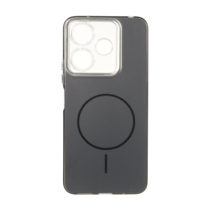 قاب SO COOL طرح مگ سیف محافظ لنز شفاف Xiaomi Redmi 13X / Redmi 13 4G / Poco M6 4G - مشکی