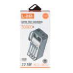 پاوربانک PD و فست شارژ Liami 30000Ah مدل LM7030 22.5W - مشکی (گارانتی شش ماهه شرکتی) - تصویر 5