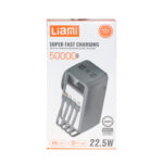 پاوربانک PD و فست شارژ Liami 50000Ah مدل LM7050 22.5W - سفید (گارانتی شش ماهه شرکتی) - تصویر 5