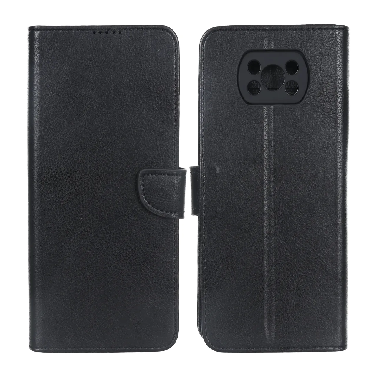 4600232 کیف چرمی موبایل مگنتی محافظ لنزدار KRF مدل Xiaomi Poco X3 / Poco X3 Pro / Poco X3 NFC - مشکی - تصویر 1