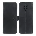 کیف چرمی موبایل مگنتی محافظ لنزدار KRF مدل Xiaomi Redmi Note 9S / Redmi Note 9 Pro / Redmi Note 9 Pro Max - مشکی