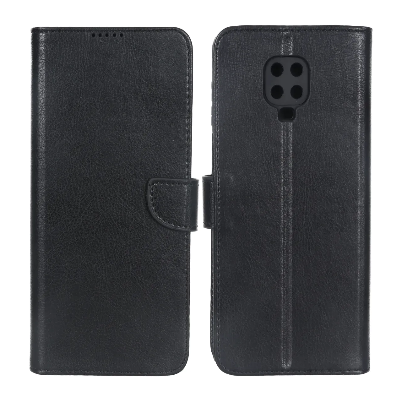 4600274 کیف چرمی موبایل مگنتی محافظ لنزدار KRF مدل Xiaomi Redmi Note 9S / Redmi Note 9 Pro / Redmi Note 9 Pro Max - مشکی - تصویر 1