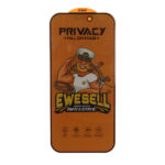 محافظ صفحه نمایش شیشه ای Full Cover Ewesell Anti Static Privacy مدل Apple iPhone 17 Pro