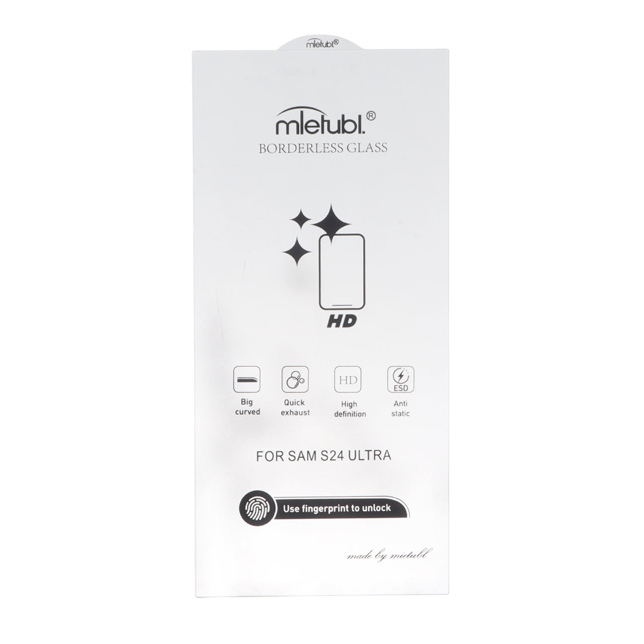 4617534 محافظ صفحه نمایش شیشه ای Mietubl ESD Anti Static بدون حاشیه Samsung Galaxy S24 Ultra - تصویر 1