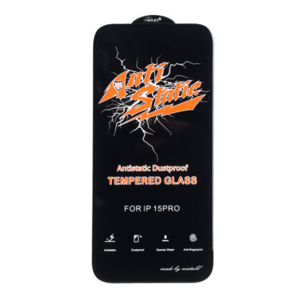 محافظ صفحه نمایش شیشه ای Full Cover Anti Static Mietubl مدل ORG - Apple iPhone 15 Pro
