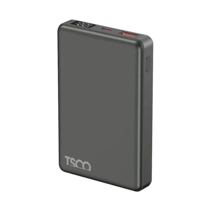 پاوربانک فست شارژ وایرلس TSCO 10000mAh مدل TP 1008W 22.5W - مشکی
