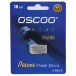 فلش مموری OSCOO USB2.0 مدل RM15 ظرفیت 16 گیگابایت - نقره ای (گارانتی سورین)