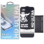 محافظ صفحه نمایش شیشه ای Full Cover King Bull HD Ultra مدل Apple iPhone 17 Pro Max / iPhone 18 Pro Max (پک دار)