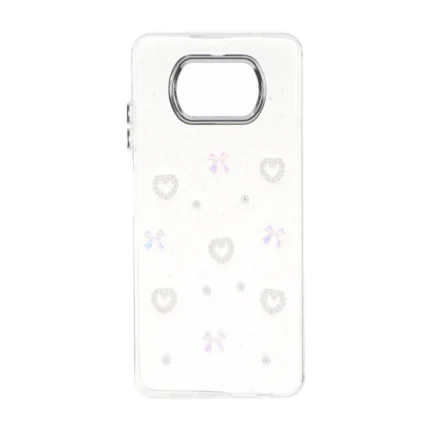 قاب رزینی شفاف طرح برجسته Xiaomi Poco X3 / Poco X3 Pro / Poco X3 NFC - کد 458