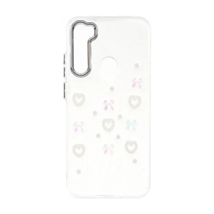 قاب رزینی شفاف طرح برجسته Xiaomi Redmi Note 8 - کد 461