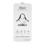 محافظ صفحه نمایش شیشه ای بدون حاشیه Full Cover Mietubl Privacy مدل Apple iPhone 13 / iPhone 13 Pro / iPhone 14 / 16e