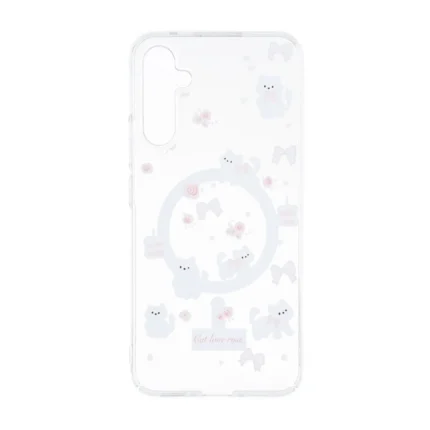 قاب Cute کریستالی طرح مگ سیف Samsung Galaxy A34 - کد 256