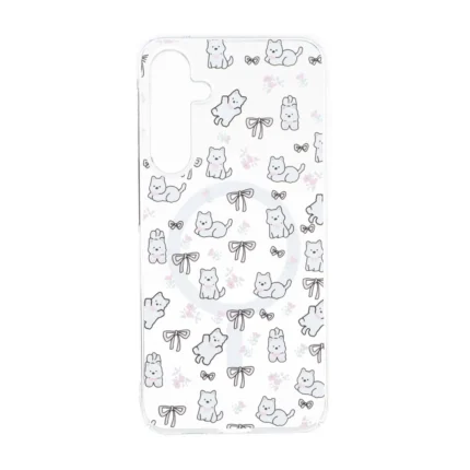 قاب Cute کریستالی طرح مگ سیف Samsung Galaxy A35 / A55 - کد 351