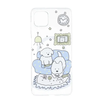 قاب Cute کریستالی طرح مگ سیف Samsung Galaxy A12 / M12 / F12 - کد 408