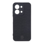 قاب طرح چرم حصیری Golden lion مدل نسخه گلوبال Xiaomi Redmi 15C / Poco C85 - مشکی