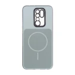 قاب مستطیلی طرح مگ سیف لنز شفاف Xiaomi Redmi 9 / Redmi 9 Prime / Poco M2 - سبز