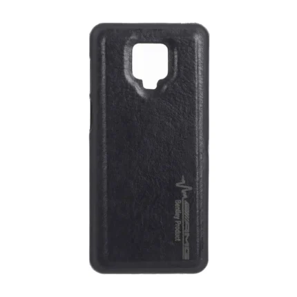 قاب طرح چرم AMG محافظ لنزدار Xiaomi Redmi Note 9S / Redmi Note 9 Pro / Redmi Note 9 Pro Max - مشکی