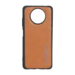 قاب طرح چرم AMG محافظ لنزدار Xiaomi Poco X3 / Poco X3 Pro / Poco X3 NFC - عسلی