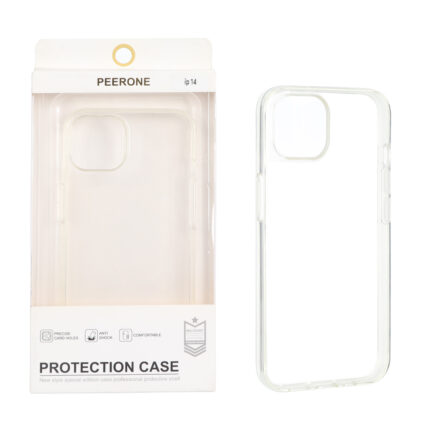 قاب Peerone ژله ای شفاف Apple iPhone 13 / iPhone 14 (پک دار)