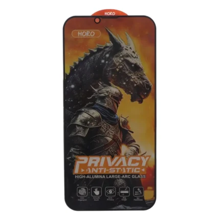 محافظ صفحه نمایش شیشه ای Full Cover Horo Anti Static Privacy مدل Apple iPhone 13 Pro Max / iPhone 14 Plus