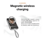 پاوربانک وایرلس و فست شارژ Glorimi 22.5W 10000mAh مدل LIGHTCORE MAG - سفید (گارانتی 18 ماهه شرکتی) - تصویر 12