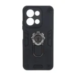 قاب بتمنی فینگر استندشو محافظ لنزدار نسخه گلوبال Xiaomi Redmi 15C / Poco C85 - مشکی
