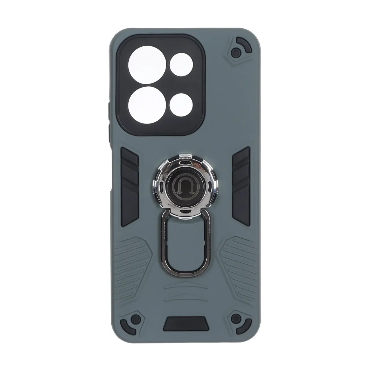 4660258 قاب بتمنی فینگر استندشو محافظ لنزدار نسخه گلوبال Xiaomi Redmi 15C / Poco C85 - سبز - تصویر 1