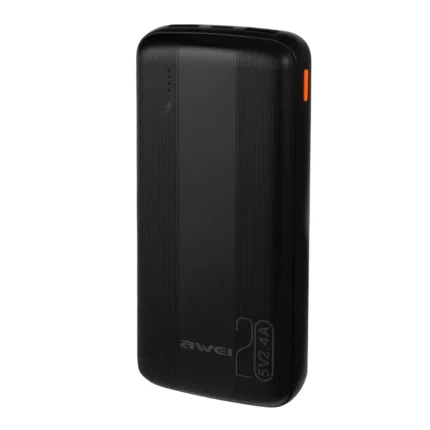 پاوربانک فست شارژ Awei 20000mAh مدل P19K - مشکی - RYL (گارانتی 6 ماهه شرکتی)