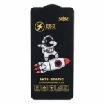 محافظ صفحه نمایش شیشه ای Full Cover Space Man Anti Static ESD مدل Samsung Galaxy A07 / A06 / A05 / Xiaomi Redmi 13C / Poco C65 / Poco M6 5G / Honor X7 / X7A / Realme C51 / Realme C53