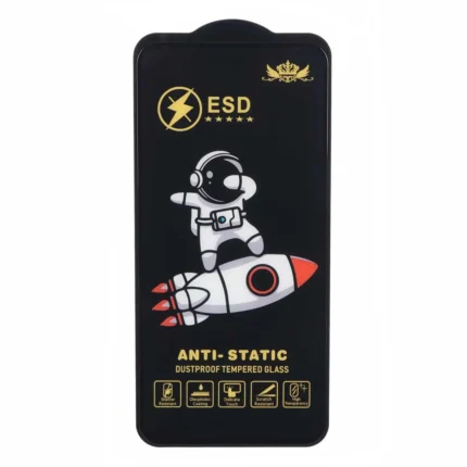 محافظ صفحه نمایش شیشه ای Full Cover Space Man Anti Static ESD مدل Samsung Galaxy S23 FE / A54 / Honor 400