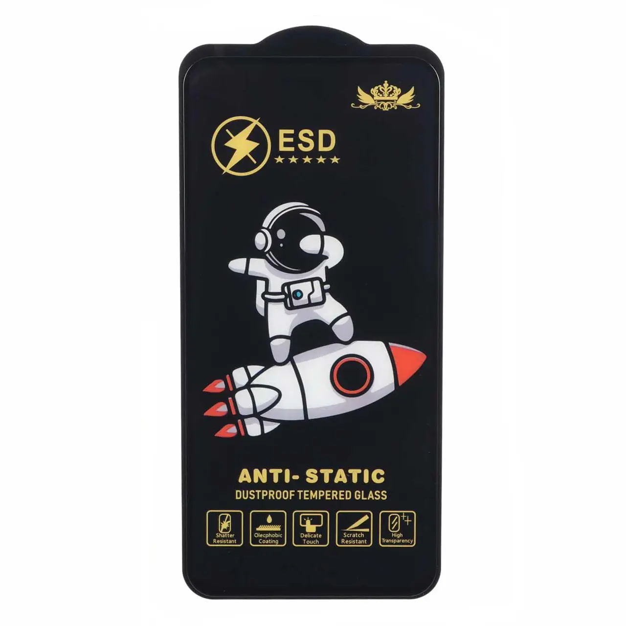 4663328 محافظ صفحه نمایش شیشه ای Full Cover Space Man Anti Static ESD مدل Samsung Galaxy S23 FE / A54 / Honor 400 - تصویر 1