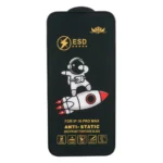 محافظ صفحه نمایش شیشه ای Full Cover Space Man Anti Static ESD مدل Apple iPhone 16 Pro Max
