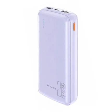 پاوربانک فست شارژ Awei 20000mAh مدل P19K - بنفش - RYL
