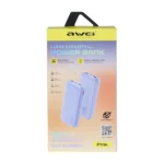 پاوربانک فست شارژ Awei 20000mAh مدل P19K - بنفش - RYL - تصویر 6
