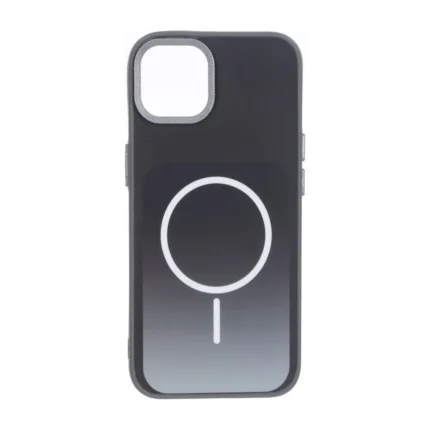 قاب مستطیلی Gray طرح مگ سیف لنز کربن Apple iPhone 13 / iPhone 14 - مشکی