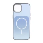 قاب مستطیلی Gray طرح مگ سیف لنز کربن Apple iPhone 13 / iPhone 14 - آبی روشن