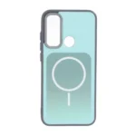 قاب مستطیلی Gray طرح مگ سیف لنز کربن Xiaomi Redmi Note 8 - سبزآبی