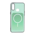 قاب مستطیلی Gray طرح مگ سیف لنز کربن Samsung Galaxy A10s - سبز روشن