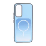 قاب مستطیلی Gray طرح مگ سیف لنز کربن Samsung Galaxy A54 - آبی